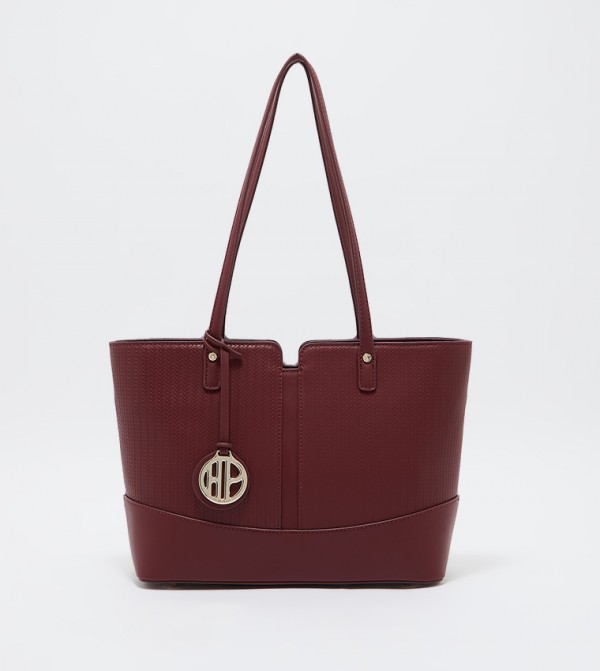 Buy Calvin Klein Logo Printed Tote Bag In Brown | 6thStreet Qatar