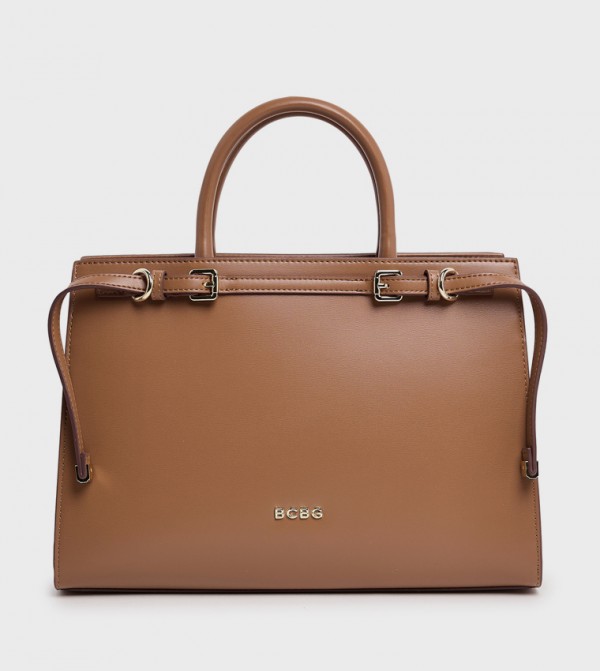 Logo Detail Satchel Bag