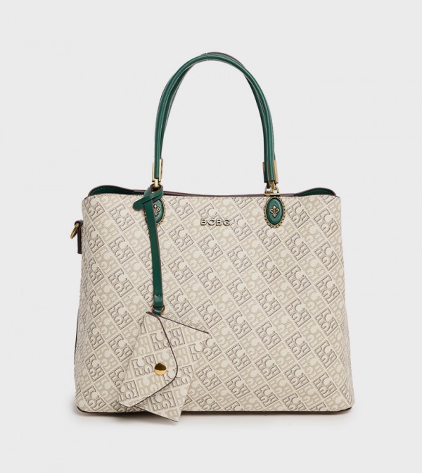 Monogram Patterned Satchel Bag