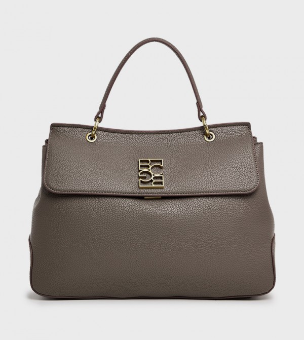 Textured Satchel Bag