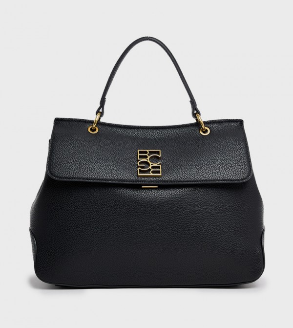 Textured Satchel Bag