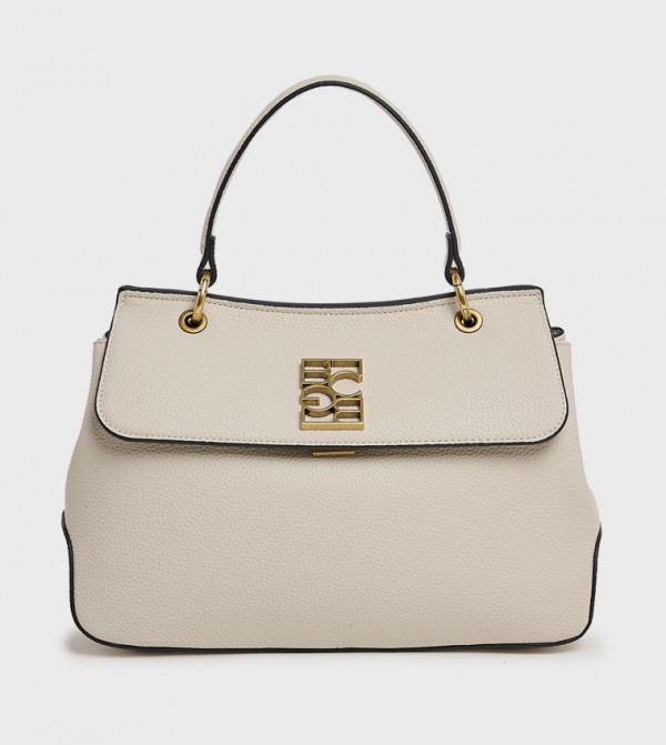 Textured Satchel Bag
