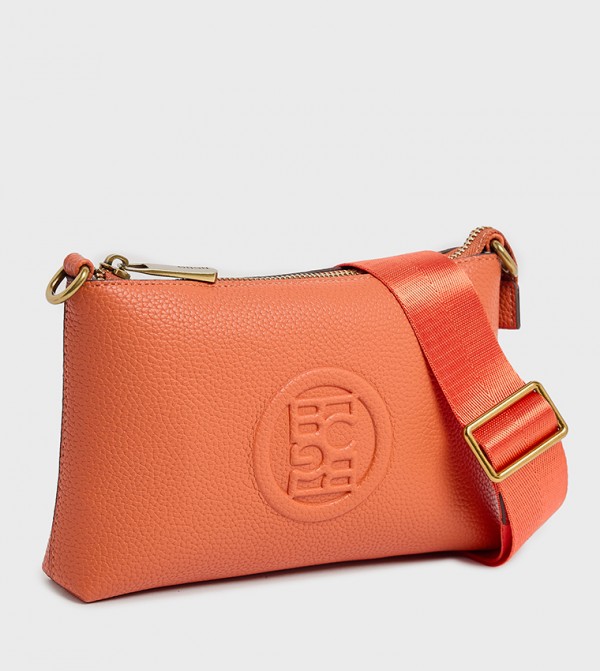 Logo Embossed Crossbody Bag