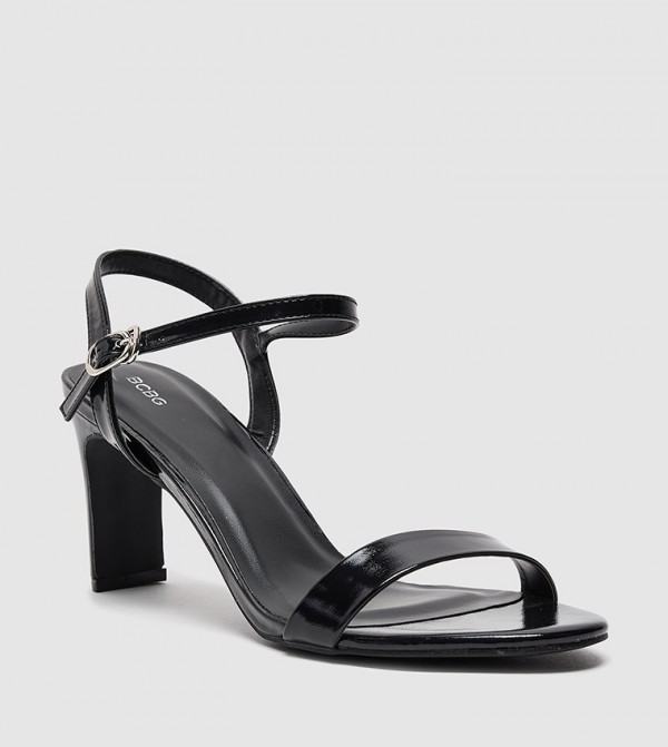 Ankle Strap Block Heel Sandals