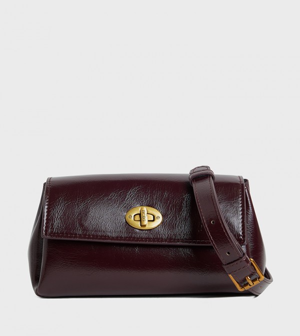 Twist Lock Crossbody Bag