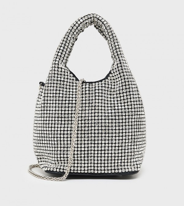 Embellished Bucket Bag