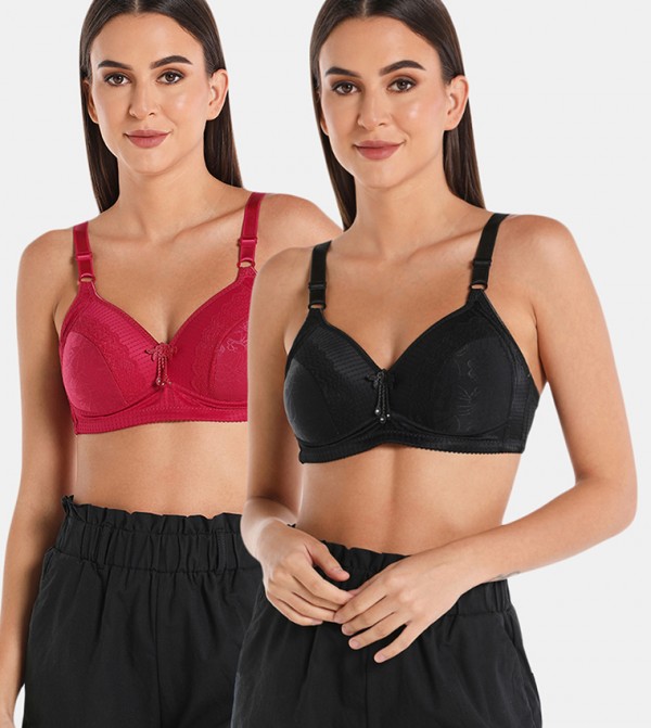 M&S Total Support Non-Wired Mesh lace bra sizes 36 - 42 B C D DD E cups  (36D) : : Everything Else