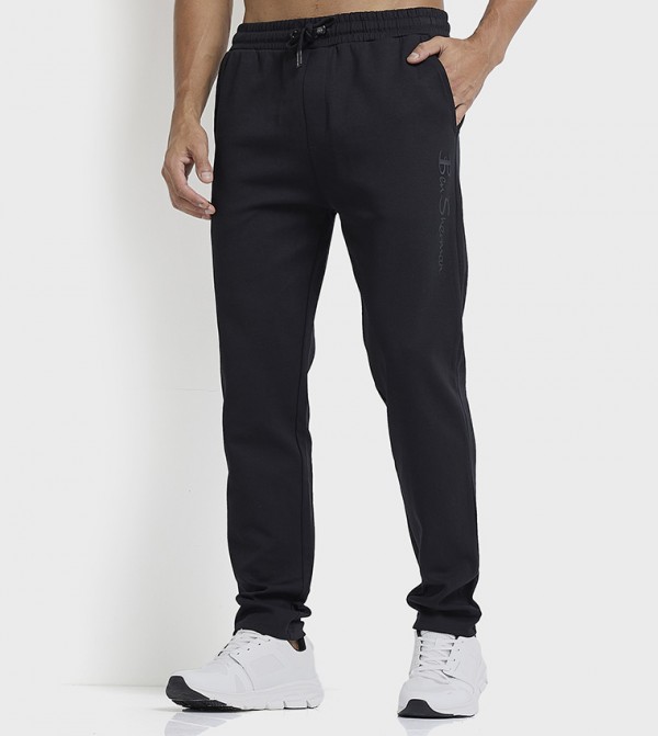 Knitted Elastic Waist Sweatpants