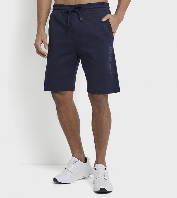 Knitted Elastic Waist Shorts