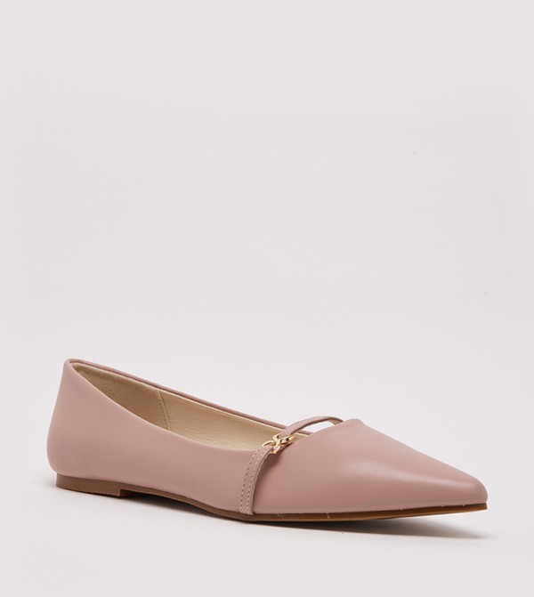 D-PIPER Buckle Detail Ballerinas