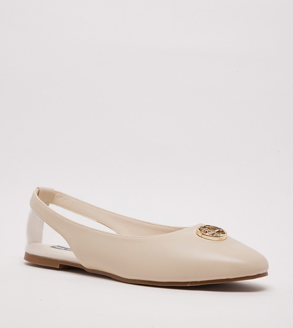 D-WEB Metal Accent Flat Shoes