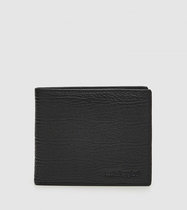 Logo Embossed Bi-Fold Wallet