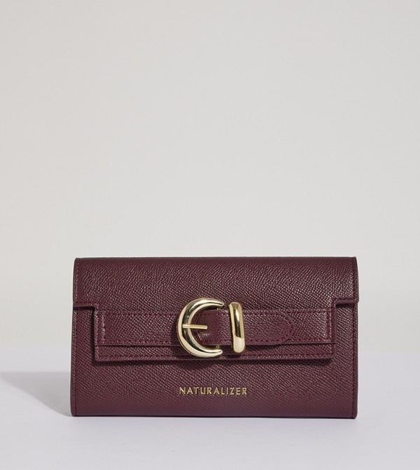 Textured Logo Detail Clutch