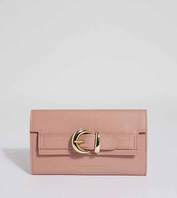 Textured Logo Detail Clutch