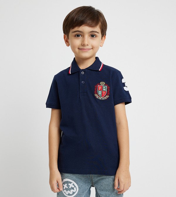 Embroidered Polo T-Shirt