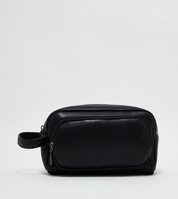 Buy Beverly Hills Polo Club Mens Pouch Bag Black In Black