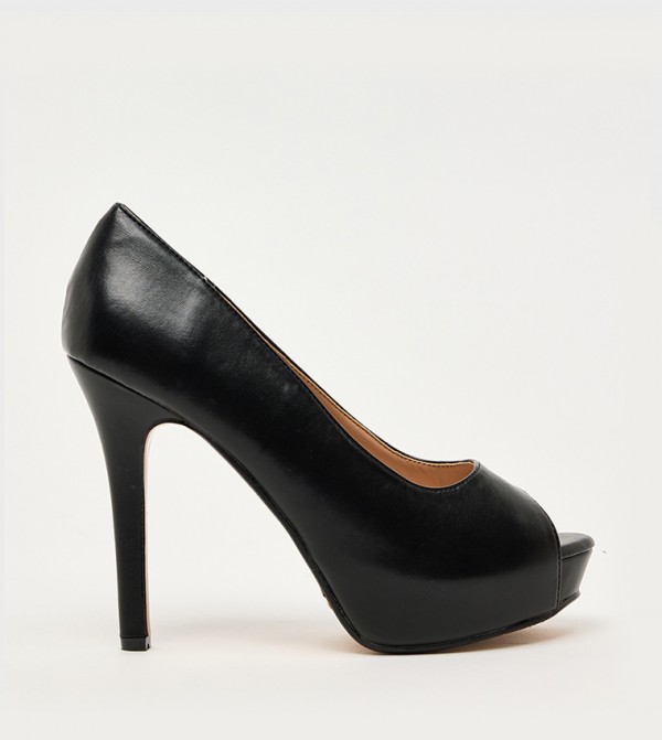 D-PIE Peep Toe Heel Pumps