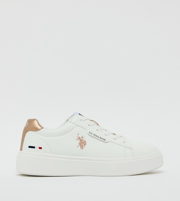 PAMELA GLB Logo Printed Lace-Up Sneakers