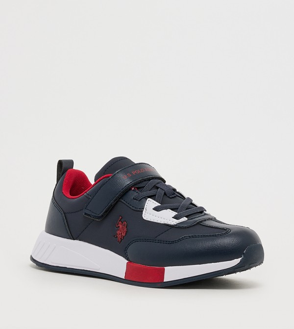 PARKER Logo Detail Velcro Sneakers