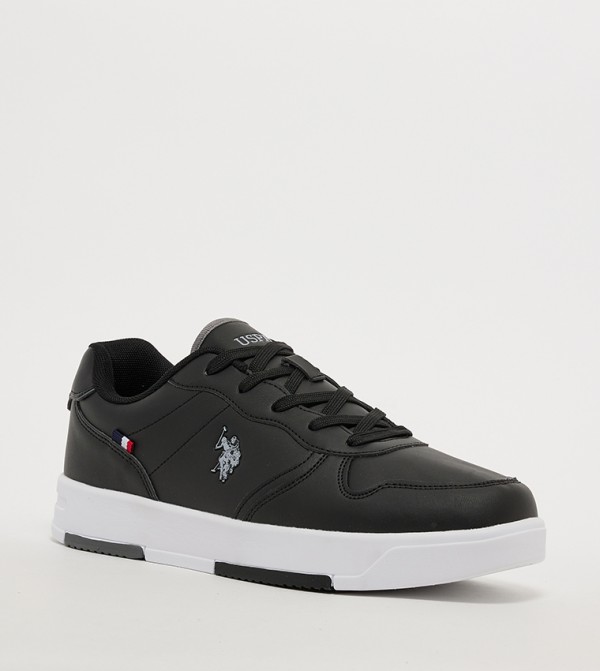ANDREI Logo Detail Lace-Up Sneakers