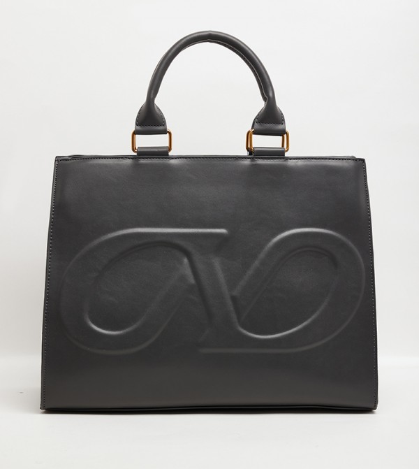 BOHO Logo Detail Tote Bag