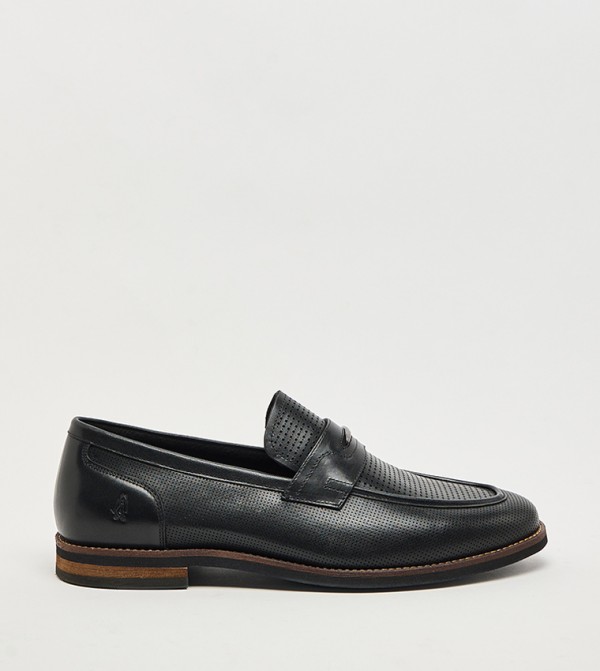 JACYI Textured Slip-On Loafers