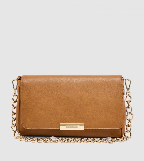 Textured Flap Crossbody Bag