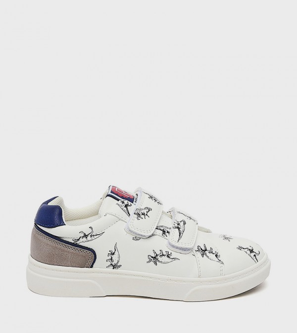Printed Velcro Strap Shoes