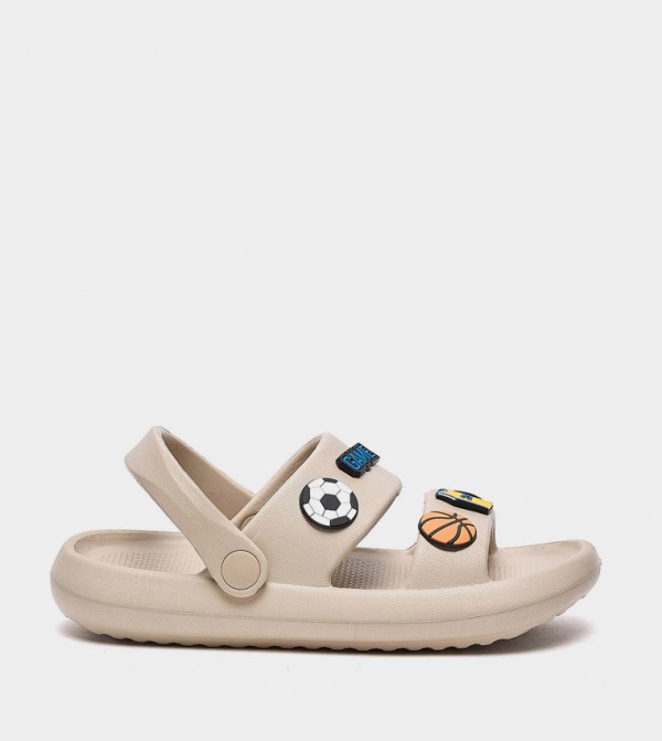 Charms Detail Comfort Sandals