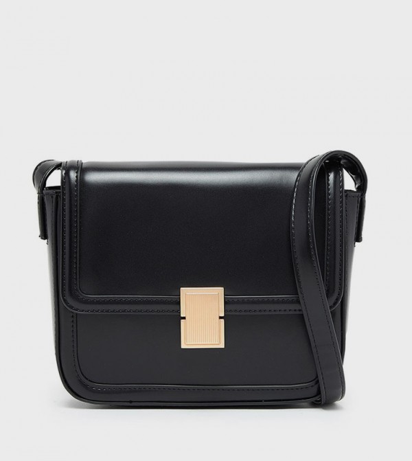 Flap Closure Crossbody Bag