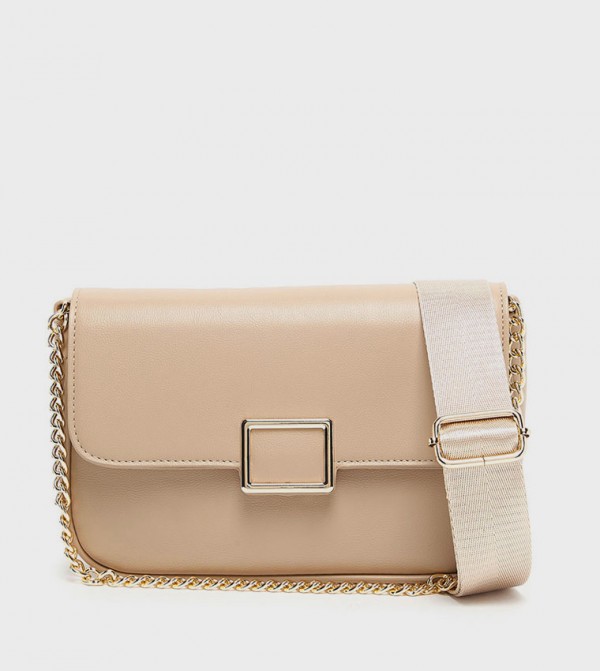 Flap Closure Crossbody Bag