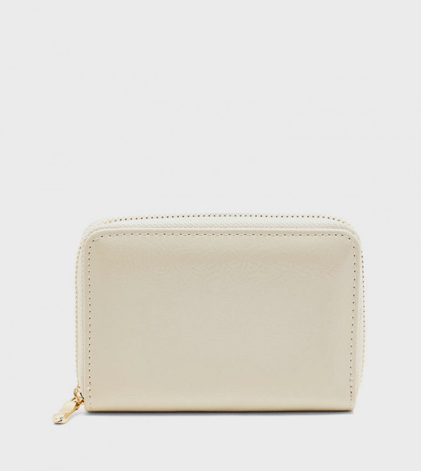 Textured Zip-Around Wallet