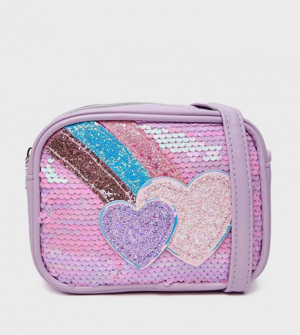 Sequined Crossbody Bag