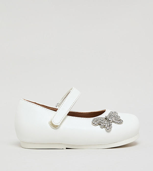 Appliqued Mary Jane Shoes