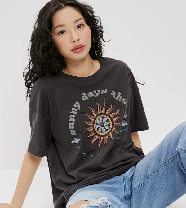 Printed Oversized T-Shirt