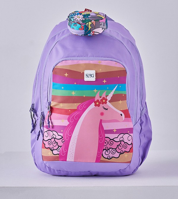 Unicorn Printed Backpack