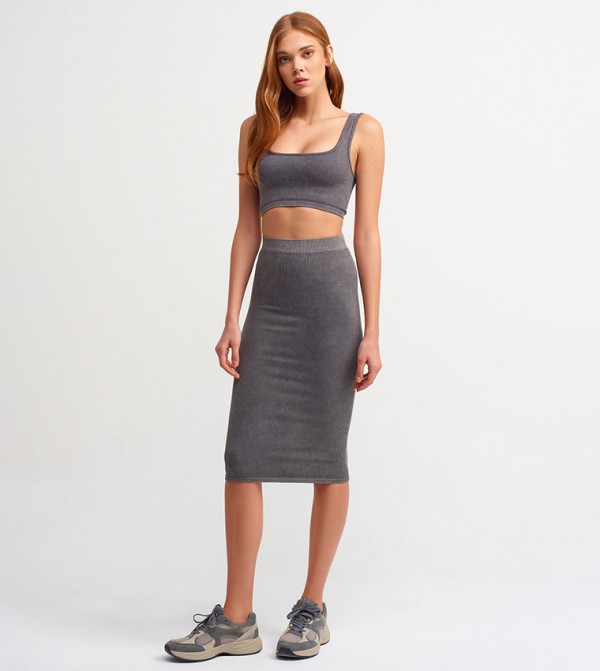 Grey pencil 2024 skirt forever 21