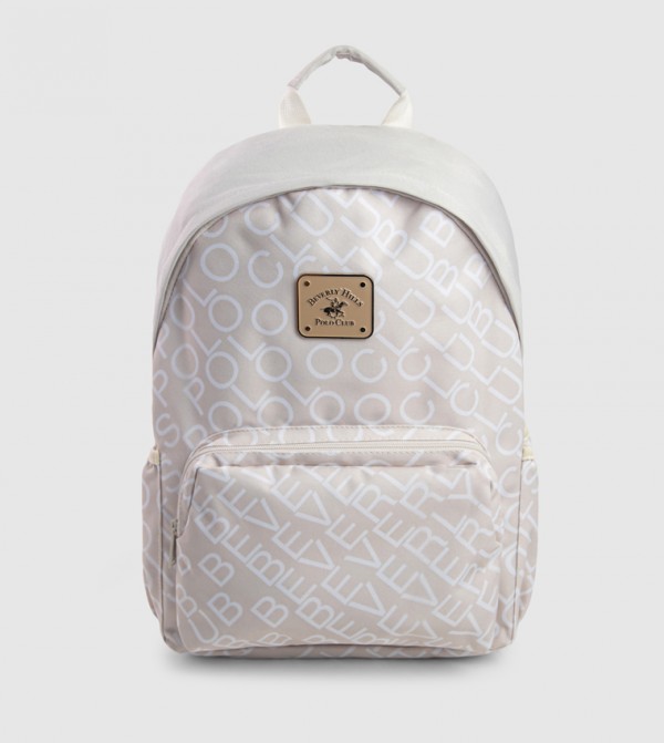 Logo Printed Backpack