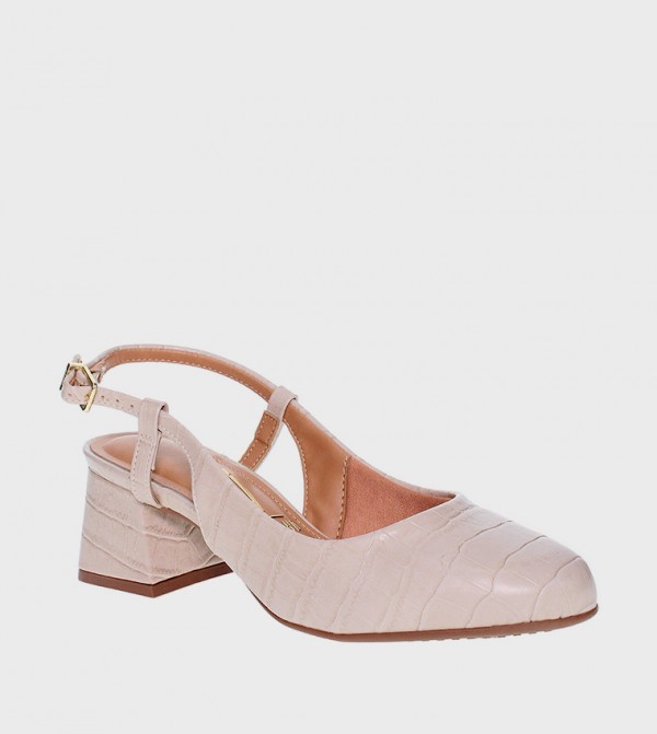 JANIAH Textured Slingback Pumps