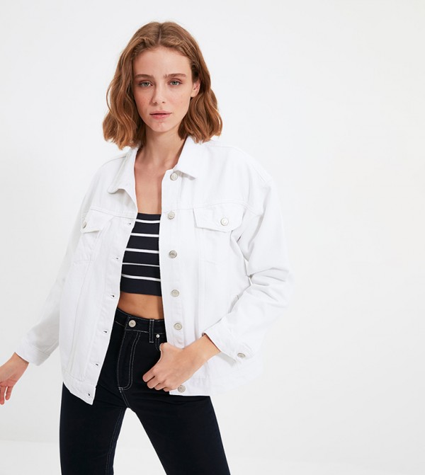 Glassons oversized hot sale denim jacket