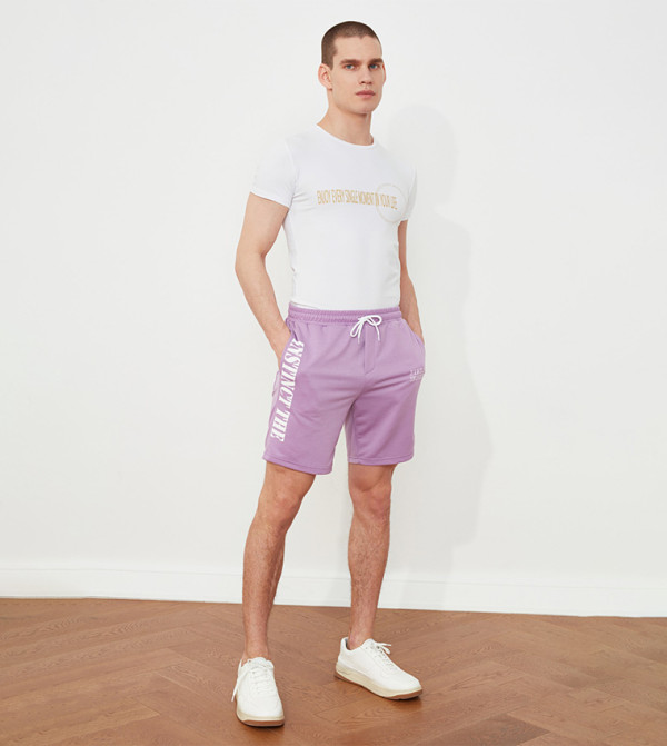 Buy Trendyol Regular Fit Shorts & Bermuda In Grey | 6thStreet Qatar