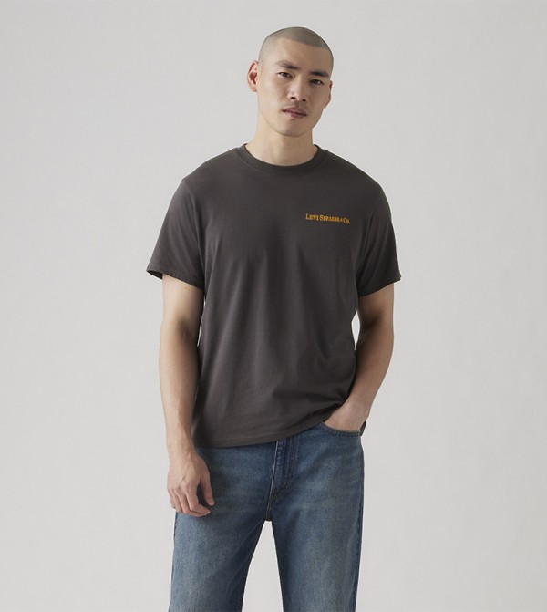 Back Printed Short Sleeves T-Shirt