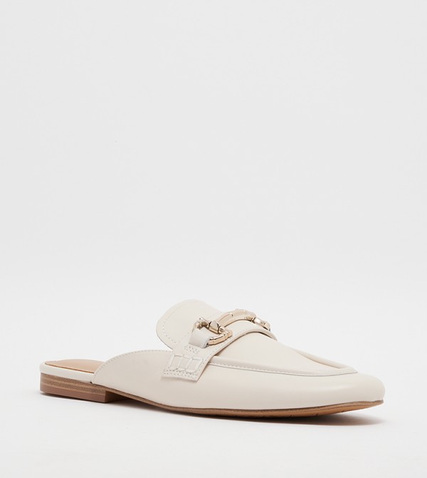 Aldo white mules online