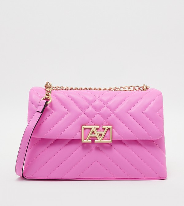 ALDO x Barbie mini crossbody bag in pink satin