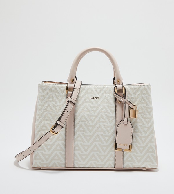 Buy Aldo HARMONIE Printed Satchel Bag in Beige 6thStreet UAE