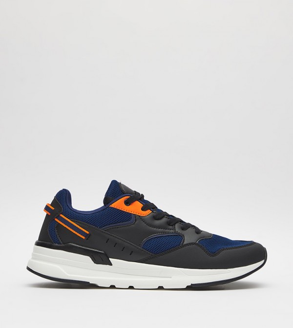 BEACON Color Block Lace-Up Sneakers