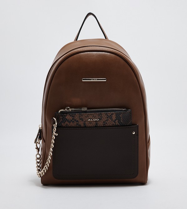 Buy Aldo BEROBREGYN Zip Around Backpack In Brown | 6thStreet UAE