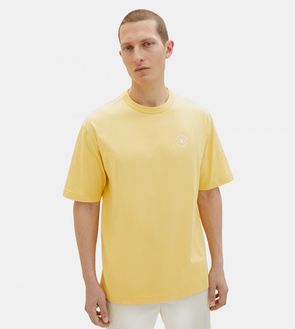 Print Detail Short Sleeves T-Shirt