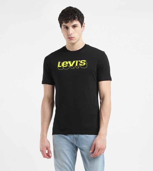 Logo Printed Crew Neck T-Shirt