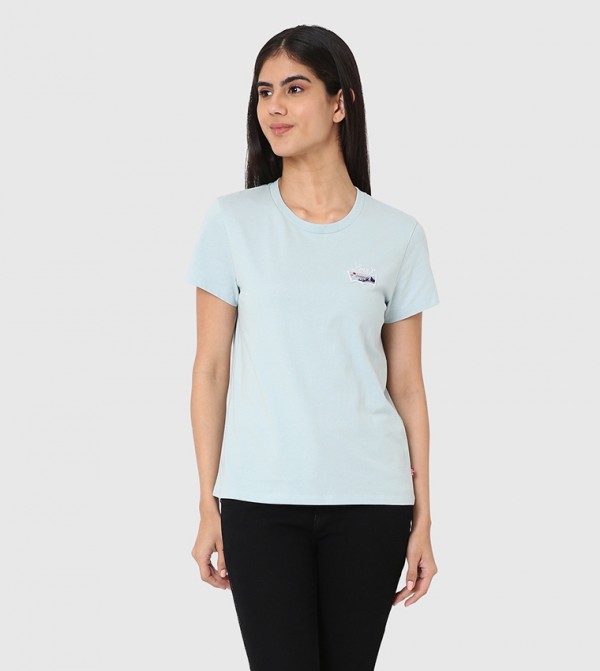 Logo Embroidered Short Sleeves T-Shirt